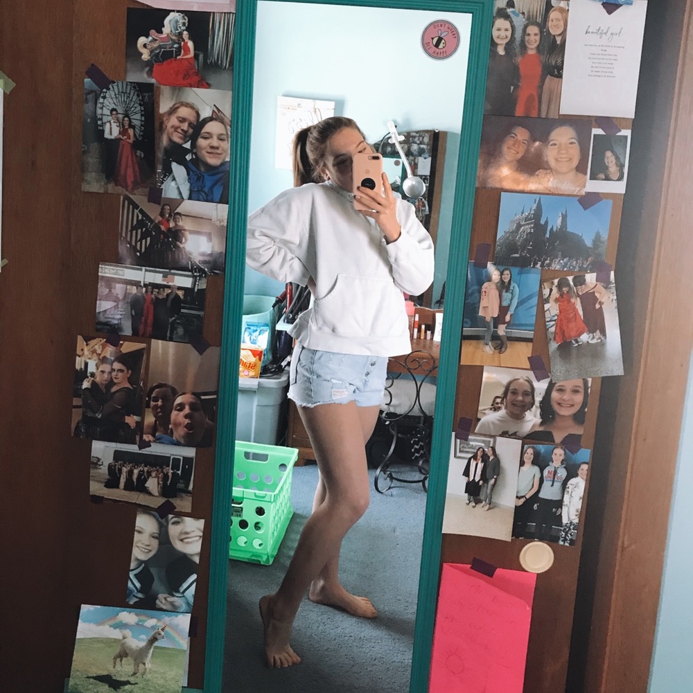F21 jean shorts